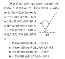 动态平衡问题的三种常用解答方法 