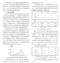 例谈高中数学中的两类统计案例