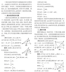 初中三角形常见问题与解答策略分析