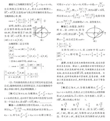 圆锥曲线焦点弦的特别结论及应用