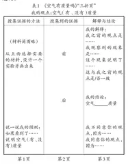基于“三折页”的科学论证式教学探讨