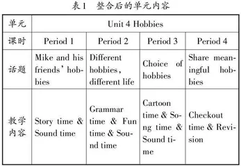 基于“教—学—评”一体化的英语单元整体教学设计