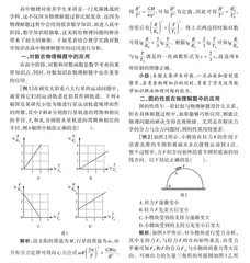 例析数学知识在高中物理解题中的应用