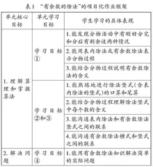 单元整体视域下数学项目化作业设计