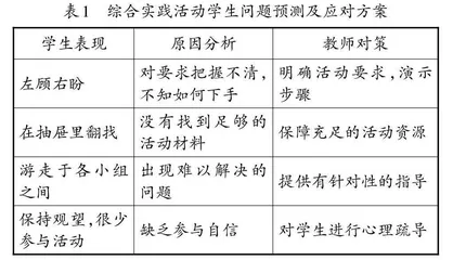 综合实践活动课程中教师的角色定位与切换