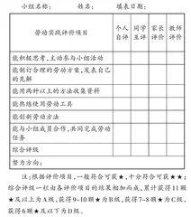 劳动教育课程评价原则探析