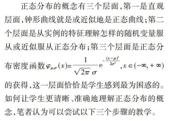 在“正态分布”教学中渗透数学文化之美