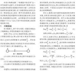 对一道多物体机械能守恒习题错解的纠正与思考