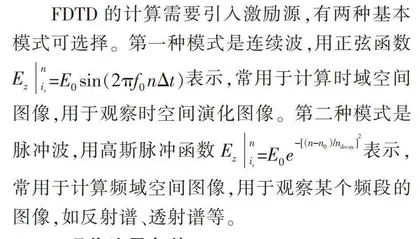 基于时域有限差分算法的光学MATLAB仿真