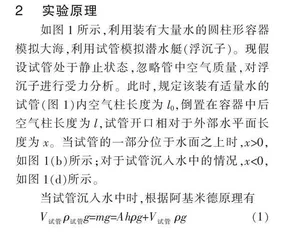 基于真实问题情境的反常浮沉子实验设计