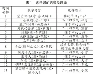 论小学中年级古诗词阅读对写作能力的提升