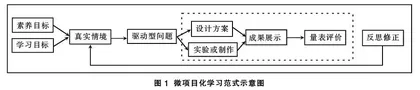 指向学科核心素养的初中科学微项目化学习范式研究