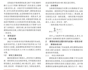 2022年山东卷物理试题与课程标准的一致性分析