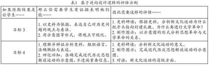 初中历史“教—学—评”一体化的设计与实施