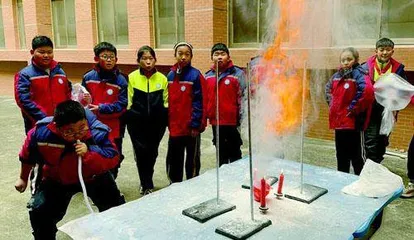 肥城白云山学校“粉尘爆炸”项目式学习