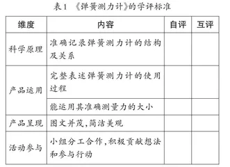 基于教学评一体化教学《弹簧测力计》