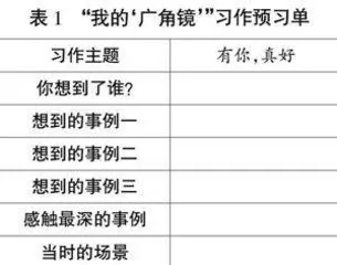 借用习作单，促进学生自主习作