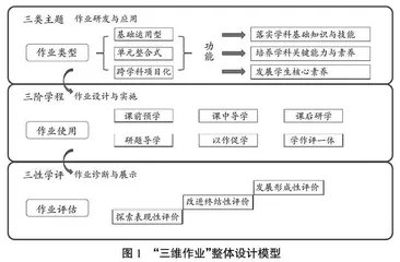 互构共生：“三维五度”校本化作业的体系设计与实施