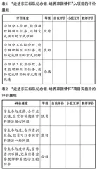 基于高中历史项目化学习的表现性评价研究
