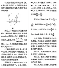 二次函数中的线段最值问题转化法的探究