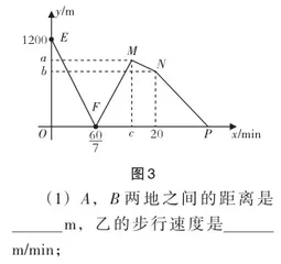 关于一次函数行程问题的解法探究2