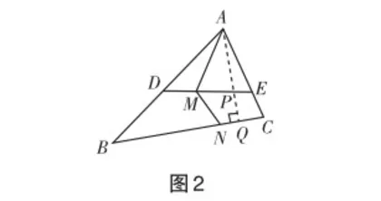 关于“垂线段最短”解最值的专题教学探究1