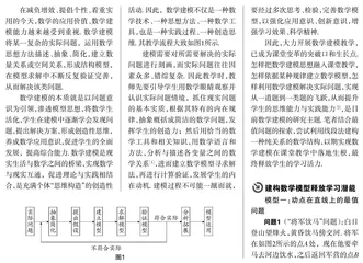 聚焦数学建模 释放学习活力