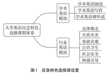 需求分析理论在大学英语应急特色选修课教学中的应用