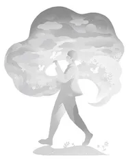 少年肩上是浮云与星辰