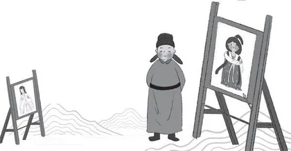 在丹青中坐观罗敷