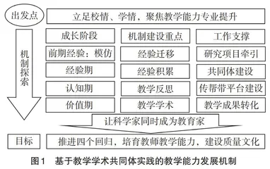 基于教学学术共同体的教师教学能力发展探讨