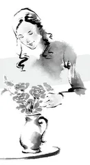 有花插瓶