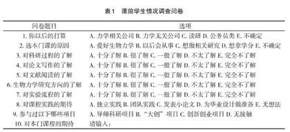 “生物力学创新与实践”课程建设与实践