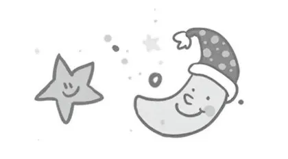 安静的月亮可以看到满天繁星