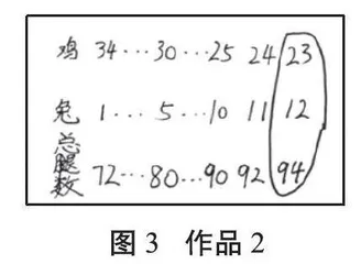 在“鸡兔同笼”问题中凸显“结构”的力量