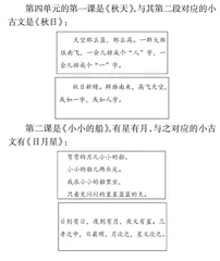 现代文与小古文的相得益彰