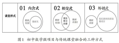 初中数学微项目化学习常态化推进的探索