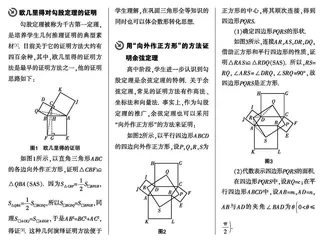 余弦定理的一种面积证法