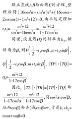 一类圆锥曲线问题的巧解0