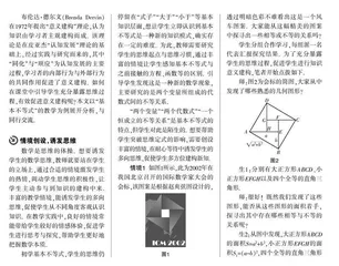 基于“意义建构”理论的数学思维的引导研究