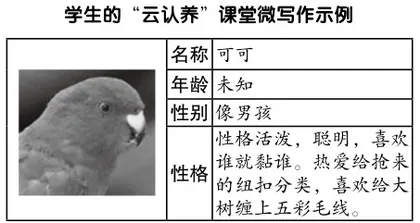 学习任务群视角下的课堂微写作设计