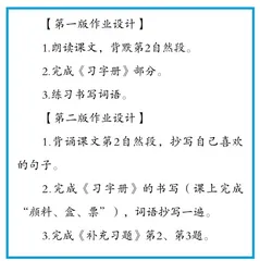 例谈在小学语文学科作业管理中落实“双减”