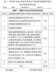 中考理科实验操作考试公平性的实践探讨