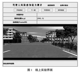 虚实结合的驾驶人风险感知能力评测教学实验设计与实践