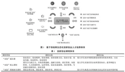 基于供给侧视角的高校“双创”教育人才培养生态化系统实践路径研究