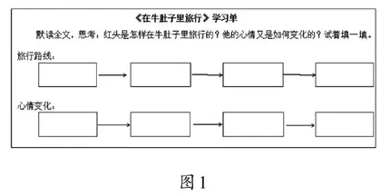 功能交融：阅读教学中学习单的设计策略