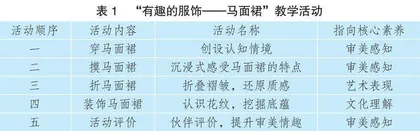 『有趣的服饰』：汉服文化活动教学探索