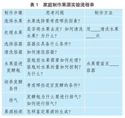 基于技术思维： 生物课堂“做中学”的进阶教学