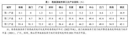 粤港澳城市群产业变革背景下高水平学科建设路径研究 