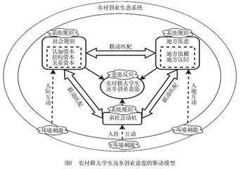 农村籍大学生返乡创业意愿的驱动路径